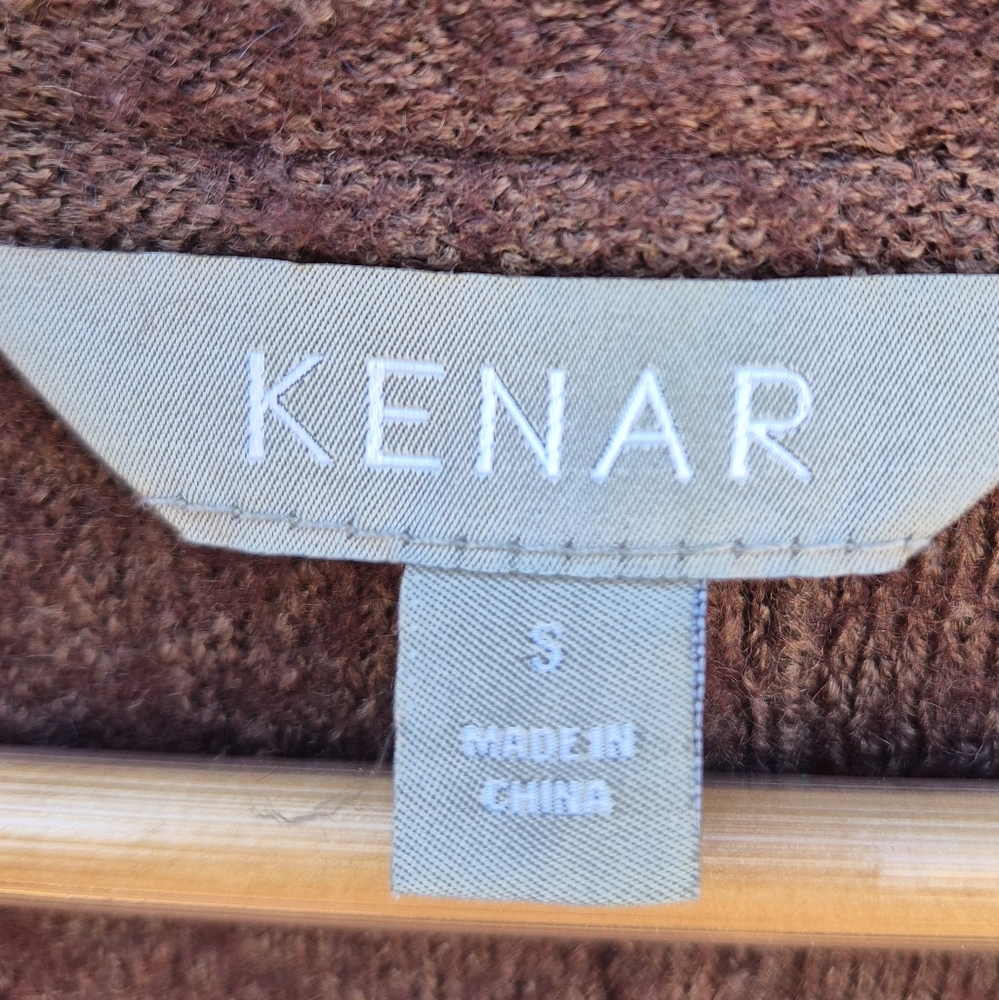 Wool Blend (80%) Vest Wrap By Kenar Size Small - Picture 3 of 8